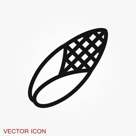 Vegetables icon, symbol isolated on background.のイラスト素材