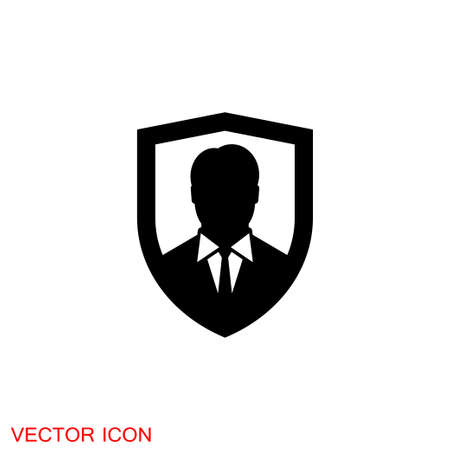 Consulting Icon. Business Concept Flat Design Isolated signのイラスト素材