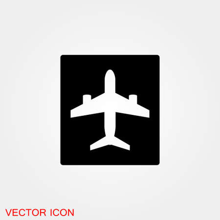 Airport icon design, vector illustration eps10 graphicのイラスト素材