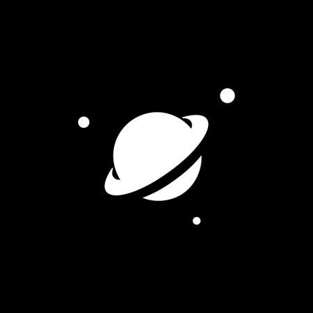 Space icon in flat style. Vector illustration.のイラスト素材