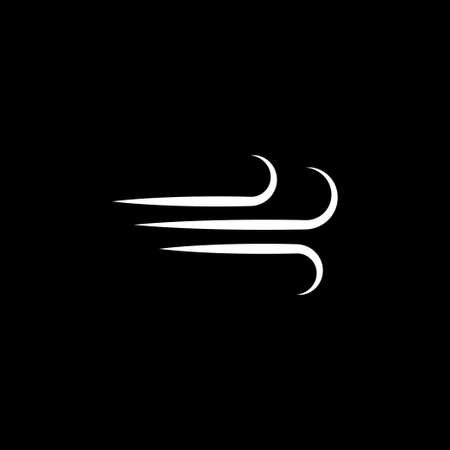 Air icon, symbol of wind energy. Vector illustrationのイラスト素材