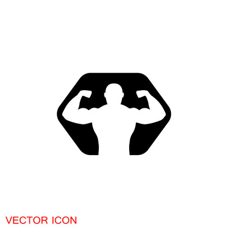 Body icon. Man Body Figure Size Icon Symbol Signのイラスト素材