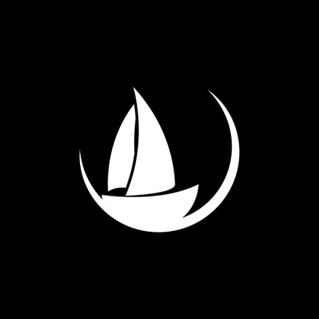 Boat icon. Ships transportation vector signのイラスト素材