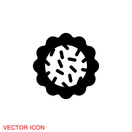 Brigadeiro icon vector. Brazilian sweet brigadierのイラスト素材