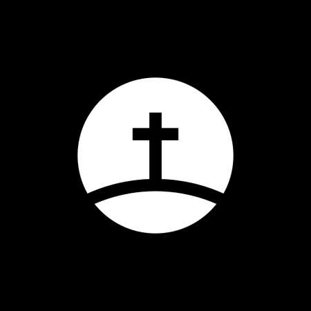 Church vector icons of religious christianity signsのイラスト素材