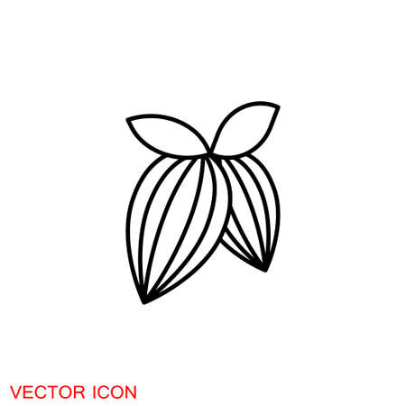 Cocoa icon, chocolate with marshmallows symbol signのイラスト素材