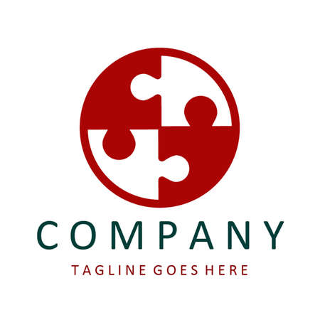 Puzzle  Abstract Symbol Icon.grouped for easy editing.のイラスト素材