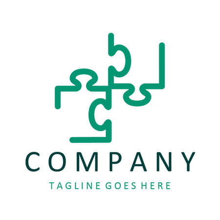 Puzzle  Abstract Symbol Icon.grouped for easy editing.のイラスト素材