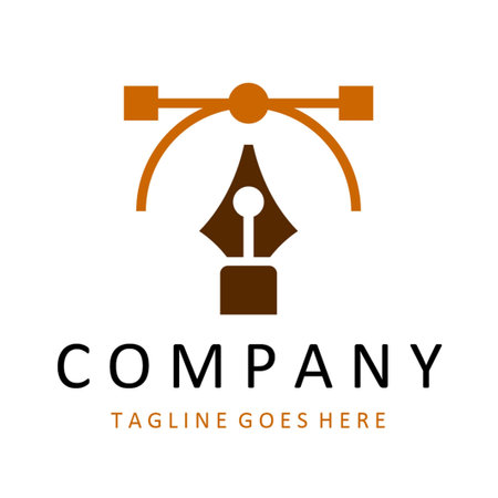 logo design brand designer - stock logoのイラスト素材