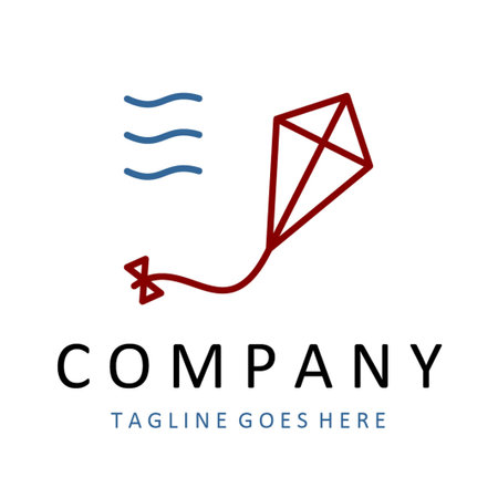 Flaying Icon Logo vector Templateのイラスト素材