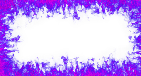 abstract fire frameの写真素材