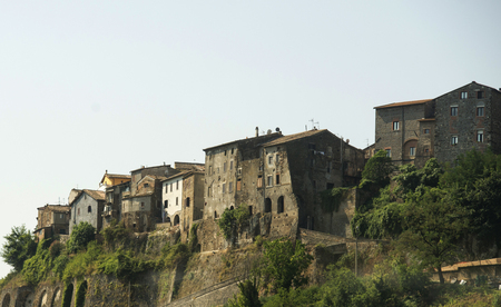 traditional house in Tuscany in Italyの写真素材