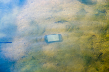 Cell Phone in water