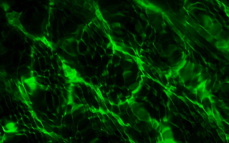 Fantasy green abstract energy background