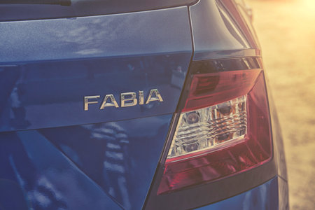 Wroclaw, Poland, May 28, 2016: Close up on Skoda Fabia on Motoshow on May 28, 2016 in Polandのeditorial素材