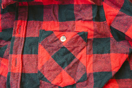 red and black fabric material background, texture or backdropの写真素材