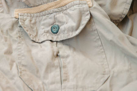 close up on fabric material t-shirtの写真素材