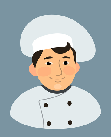 a chief cook - cartoon isolatedのイラスト素材