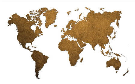 Antique of World MAP Design Concept