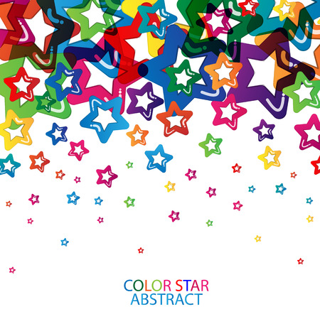 Multicolor star designのイラスト素材