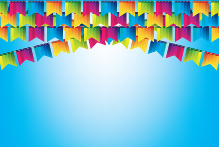 Multicolored flag designのイラスト素材