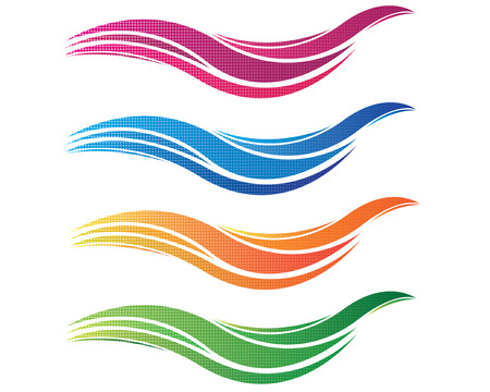 Curve abstract backgroundのイラスト素材