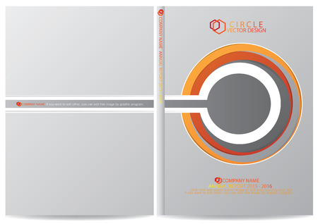 Annual report cover designのイラスト素材