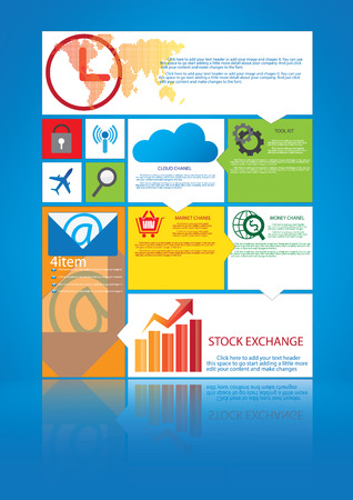 Technology Communication designのイラスト素材