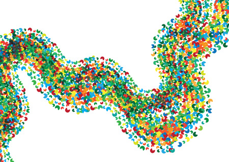 Curve abstract designのイラスト素材