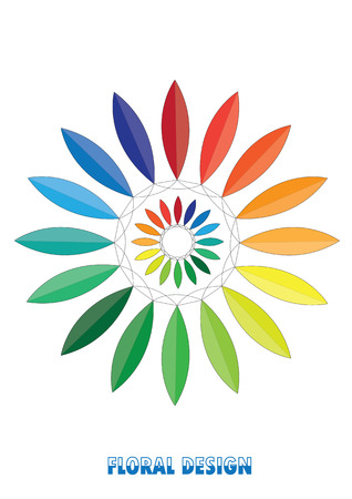 Color leave designのイラスト素材