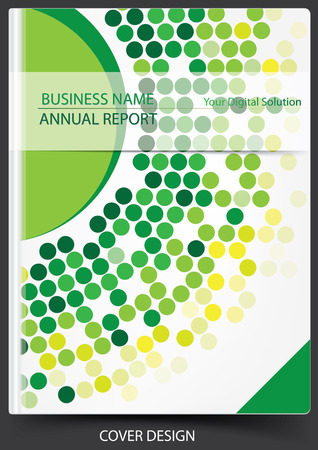 Report Cover designのイラスト素材