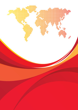 Report cover designのイラスト素材