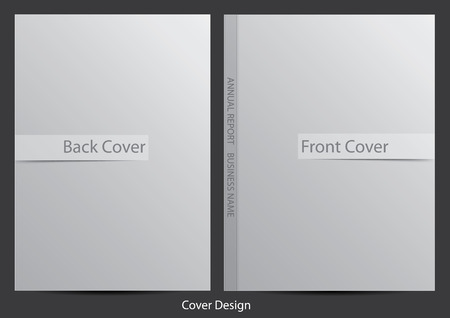 Annual report cover designのイラスト素材