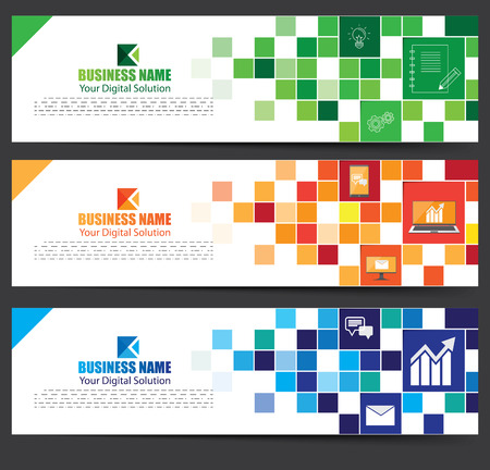 Brochure template designのイラスト素材