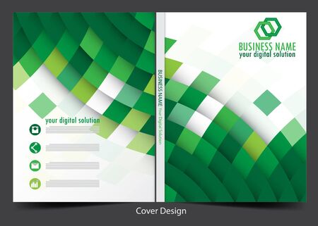 Annual report cover Business vector designの写真素材