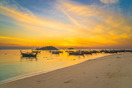 Koh Lipe Island, Satun, Thailand.のeditorial素材