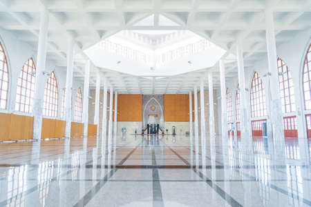 Inside the mosque at SongKhla, Thailand.のeditorial素材