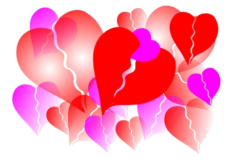 Background heartのイラスト素材