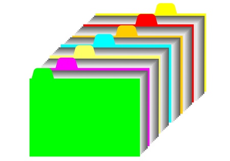 Card filesの写真素材