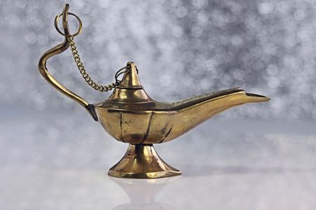 eastern Arabian national copper vessel for incenseの写真素材