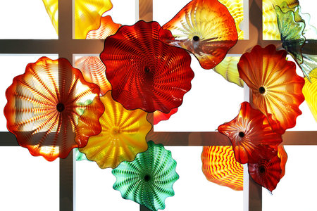 TEL AVIV - JULY 18: Chihuly exhibit Art glass at "Litvak" gallery on june 18, 2011 in Tel Aviv のeditorial素材