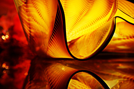 TEL AVIV - JULY 18: Chihuly exhibit Art glass at "Litvak" gallery on june 18, 2011 in Tel Aviv のeditorial素材