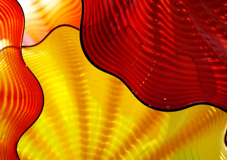 TEL AVIV - JULY 18: Chihuly exhibit Art glass at "Litvak" gallery on june 18, 2011 in Tel Aviv のeditorial素材