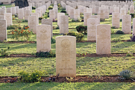 BEER SHEVA, ISRAEL - NOVEMBER  06, 2010: Military cemetery Australian cavalry corps since the First World War. They died in the storming of Be'er Sheva as part of the British Expeditionary Force October 31, 1914のeditorial素材