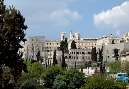 Notre Dame of Jerusalem.  Vatican-owned guesthouse and pilgrim center built in the 19th century