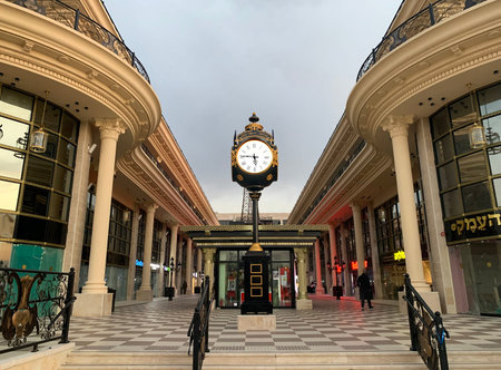 NETIBOT, ISRAEL - FEBRUARY 27, 2021: Paris shopping center in the Netivote industrial area