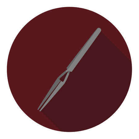 Vector image of tweezersのイラスト素材