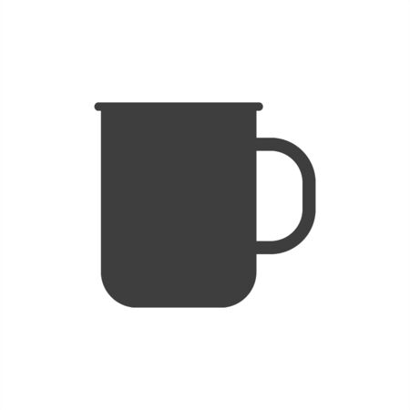 illustration of metallic cup isolated on white background. EPS10のイラスト素材