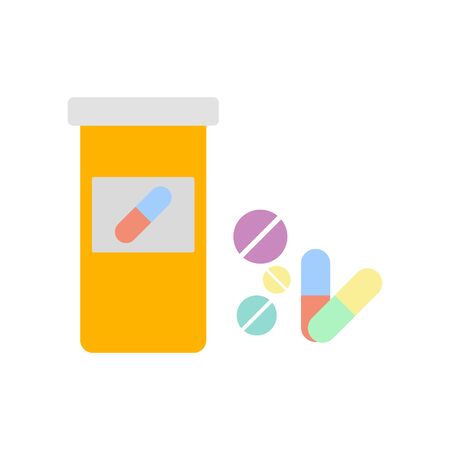 Tablets and pills vector set isolated on white. EPS10のイラスト素材