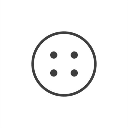button icon vector black stud signのイラスト素材